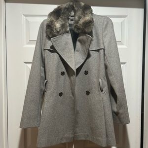 Gray winter coat